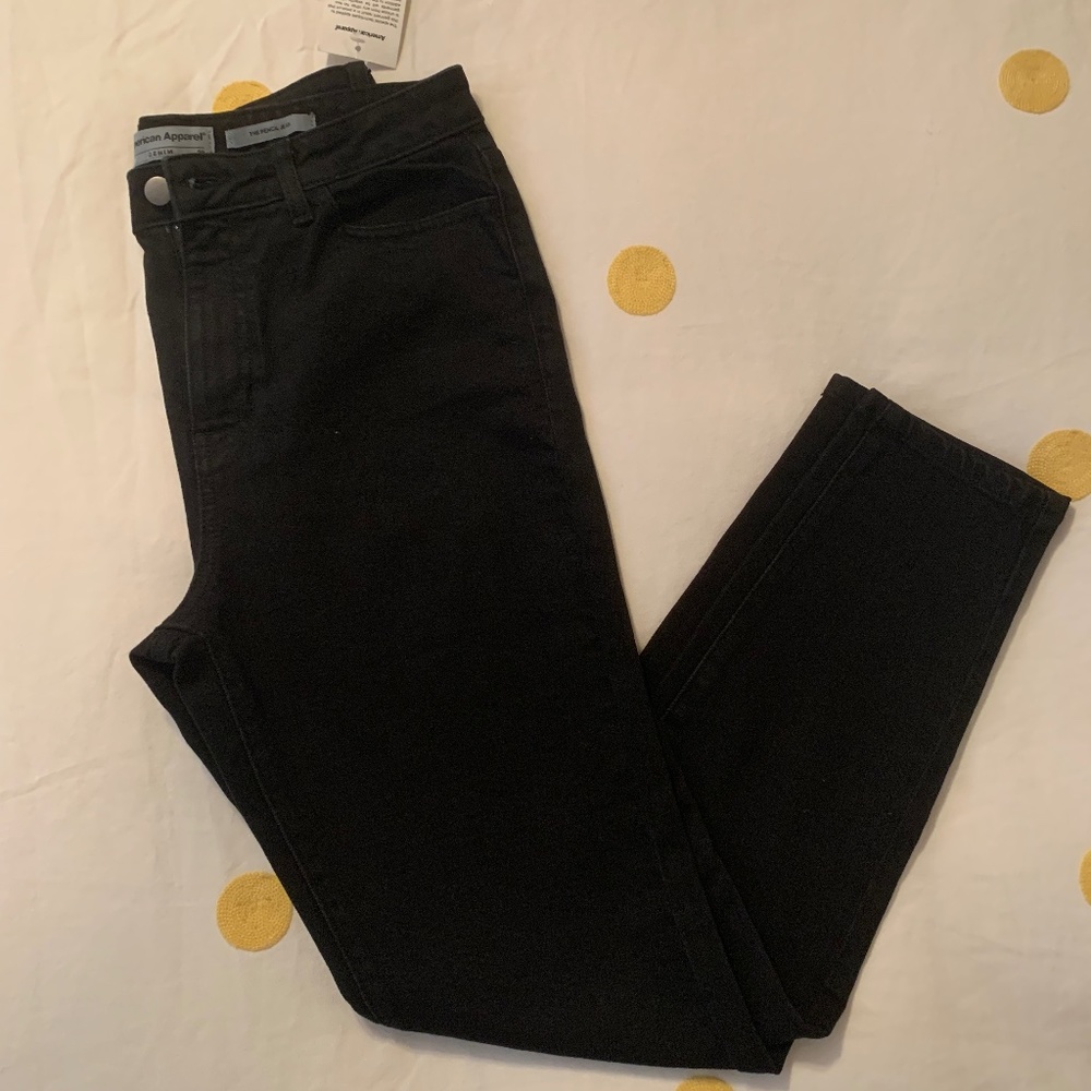 NWT Black American Apparel The Pencil Jean (29)